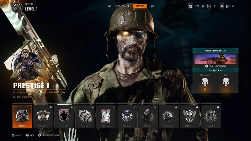 جوایز سطح هزار Prestige Master