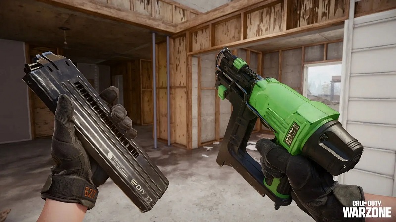 Nail Gun در وارزون و بلک اپس 6
